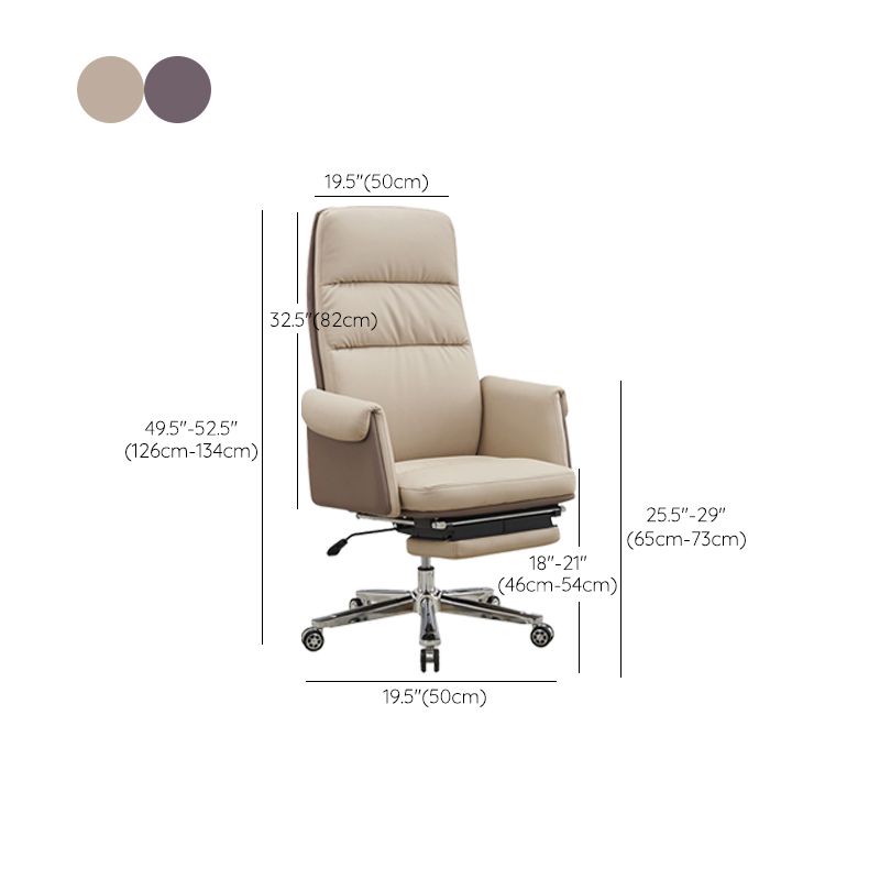 Swivel Contemporary Managers Chair Arms Included Leather Executive Chair