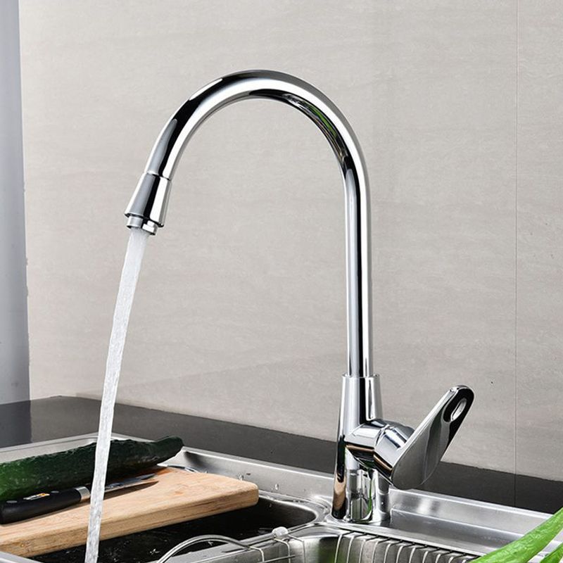 Traditional 1-Handle Faucet 1-Hole with Water Dispenser Standard Kitchen Faucet