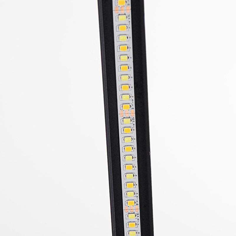 Metal Linear Shape Floor Lamp Modern Style 1-Light Floor Lamp Fixture