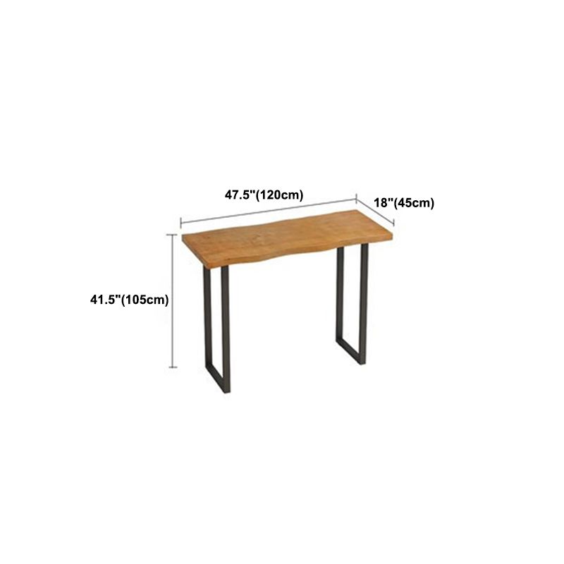 Pine Wood Bar Dining Table Modern Rectangle Bar Table for Dining Room