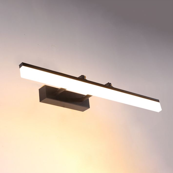 Minimalistic Mirror LED Wall Light Sconces with Acrylic Shade for Bathroom