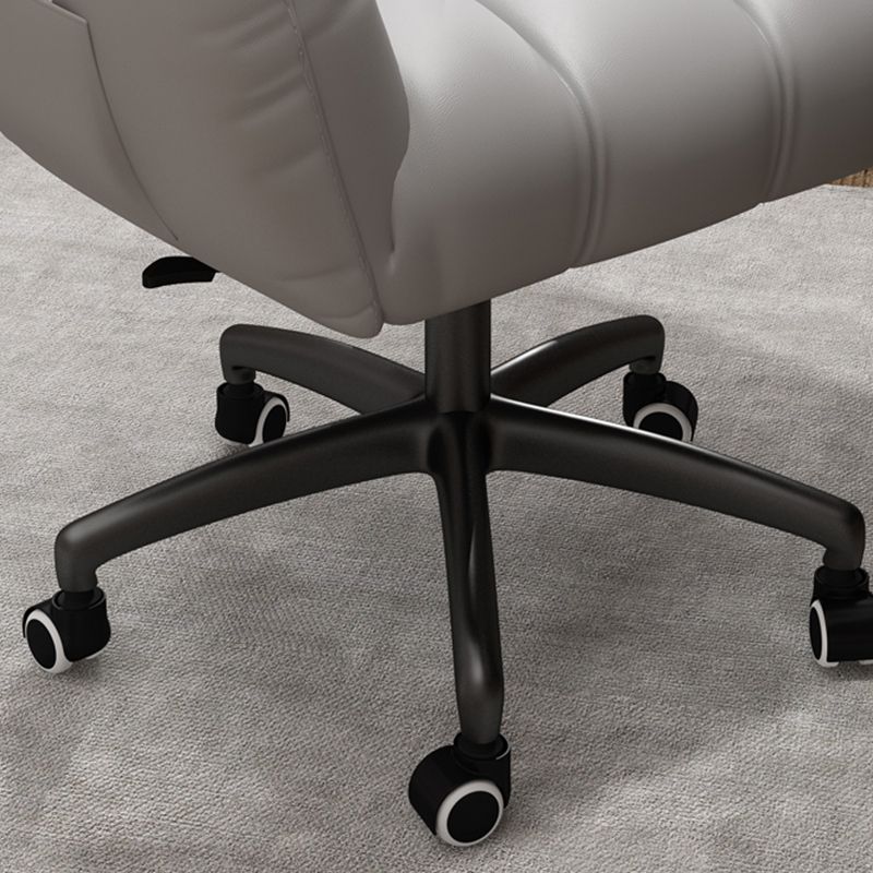 Contemporary Office Chair Adjustable Seat Height Desk Chair with Wheels