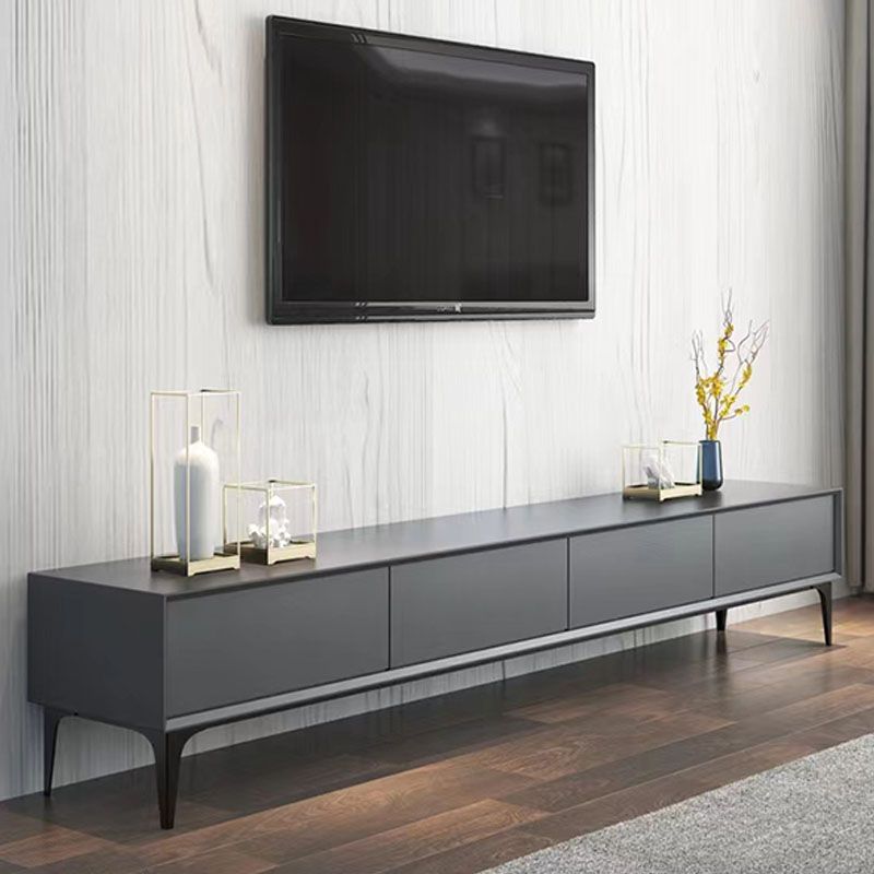 Contemporary Media Console 3/4 Drawers Media Console TV Stand