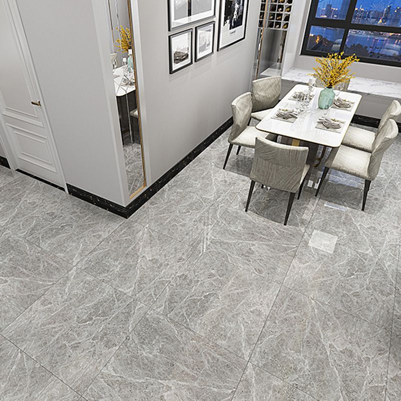 Square Cement Singular Tile 31.5"x31.5" Singular Tile for Floor (3-Pack)