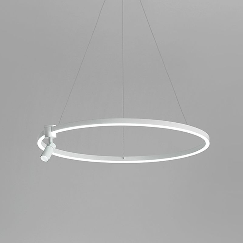 Circle Shade Metal Chandelier Lights Modern 2- Light Chandelier Lighting Fixtures