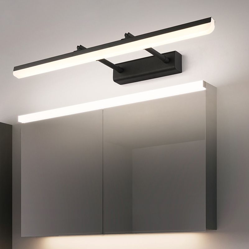 1-licht lineaire wandwandcontract moderne stijl metalen sconce lamp voor badkamer