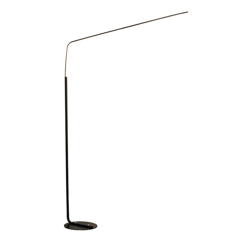 Metal Linear Shape Floor Lights Modern Style 1-Light Floor Lamp