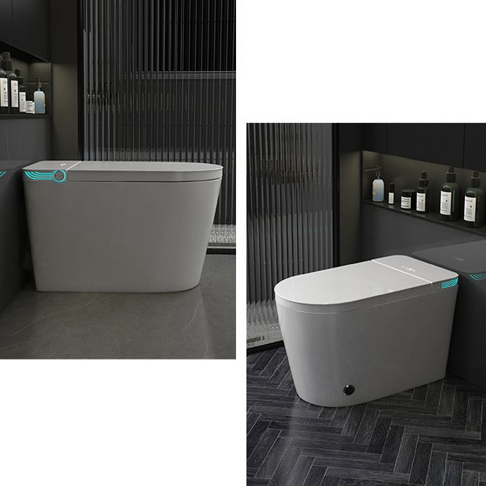 Heated Seat Modern Toilet Concealed Tank One-Piece Flush Toilet with Slow Close Seat