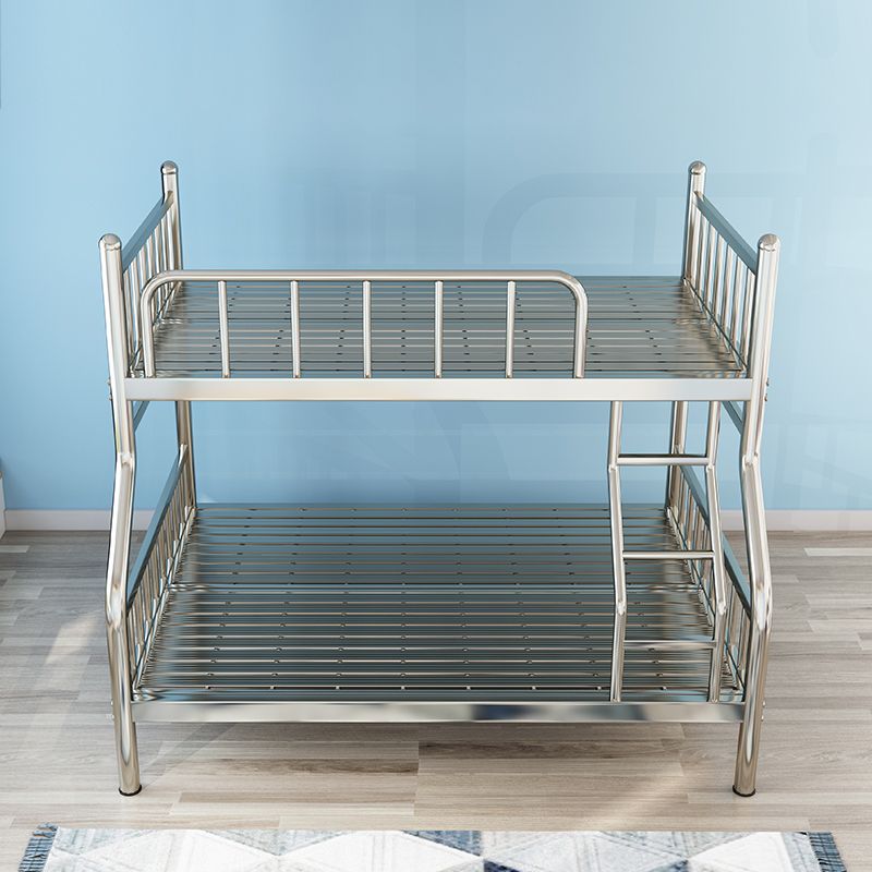 Contemporary Steel Bunk Bed with Guardrail No Theme Bunk Bed