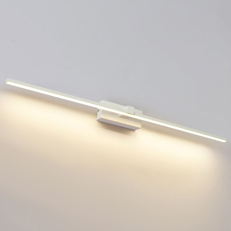 Modern Simplicity Linear Wall Sconce Lights Metallic Wall Sconce Lighting for Bathroom