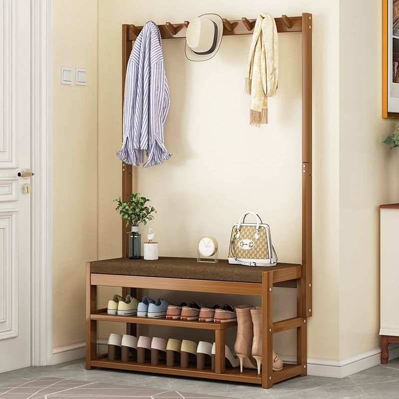 Wooden Coat Hanger Modern Style Simple Household Floor Coat Rack