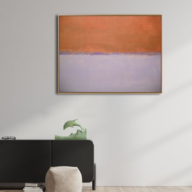 Textured Soft Color Wrapped Canvas Scandinavian Style Abstract Printed Wall Decor