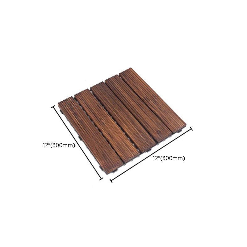 Traditional Wood Laminate Flooring Stain Resistant Laminate Plank Flooring Set of 11