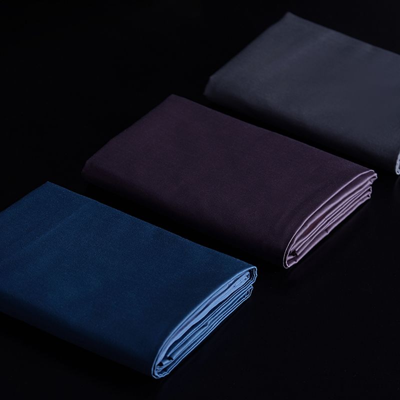 Cotton Sheet Sets 3-Piece Pure Color Wrinkle Resistant Bed Sheet