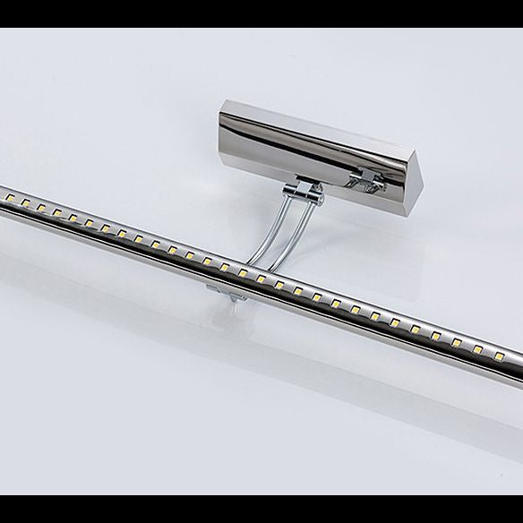 Diseño de brazo oscilante Luz de tocador LED de acero inoxidable Simplicidad moderna Estilo impermeable Luz de espejo de maquillaje