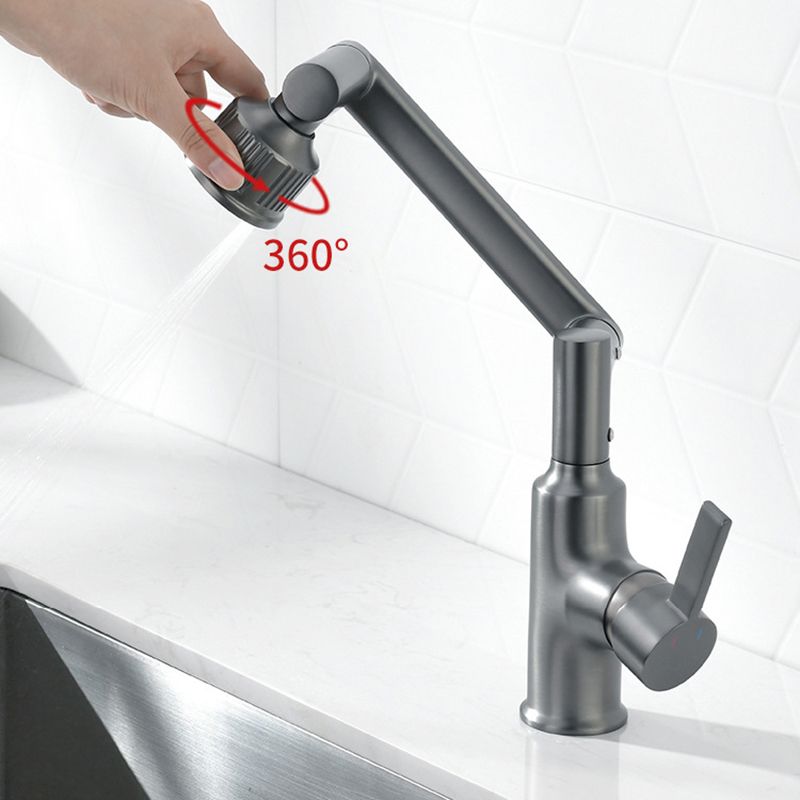 Contemporary Style Faucets One Lever Handles Vessel Sink Faucets