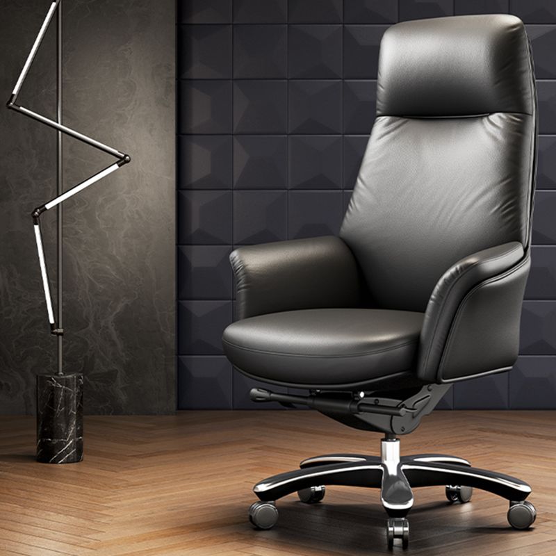 Contemporary Swivel Executive Chair Height-adjustable Managers Chair for Office