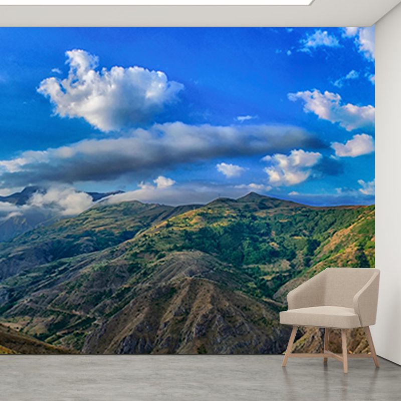 Mountain Environmental Photography Wallpaper Drawing Room Wall Mural