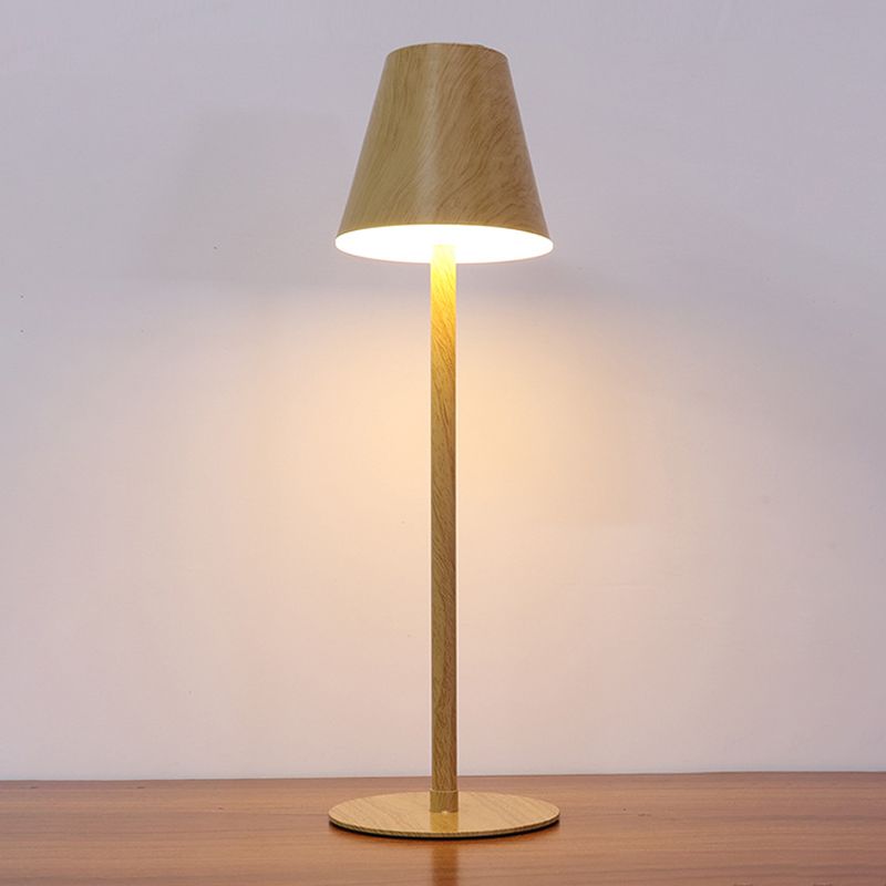 Contemporary Table Lamp 1-Light LED Metal Cone Table Light for Dining Room