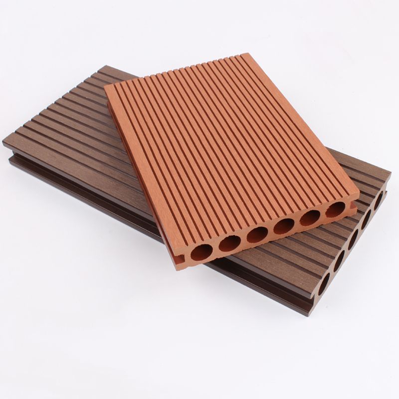 Water Resistant Floor Tile Contemporary Smooth Click Lock Engineered Wood for Patio Garden