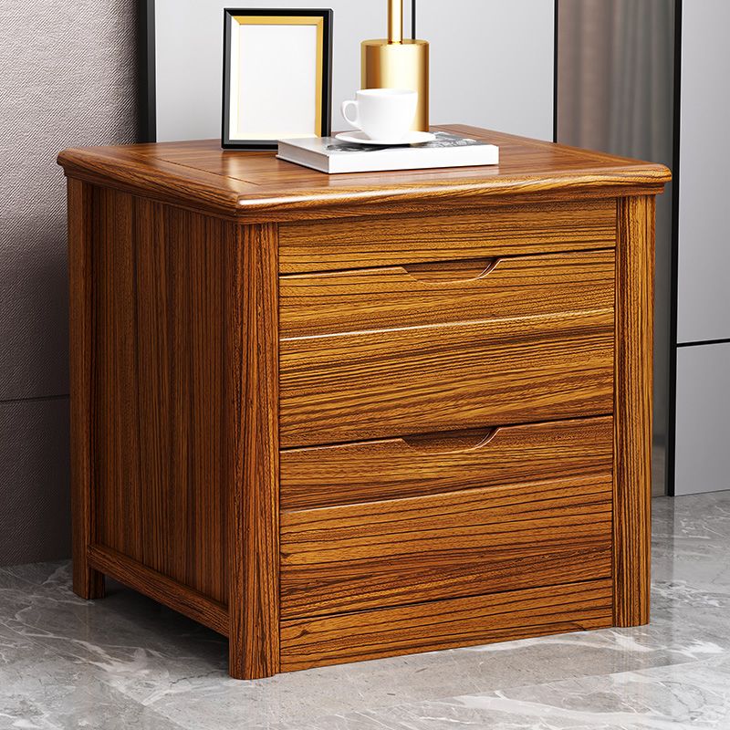 Modern Accent Table Nightstand Solid Wood Nightstand for Bedroom