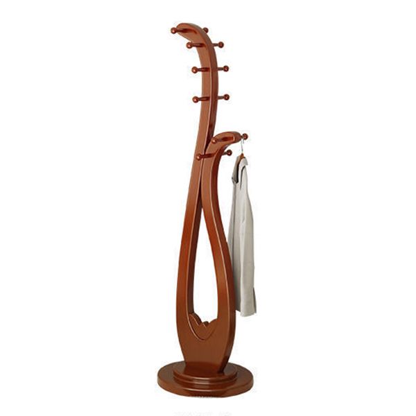 Traditional Coat Rack Solid Wood Creative Detached Floor Coat Rack