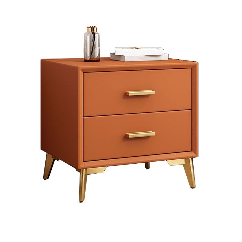 Modernism Storage Night Table 2 Drawers Bed Nightstand for Bedroom