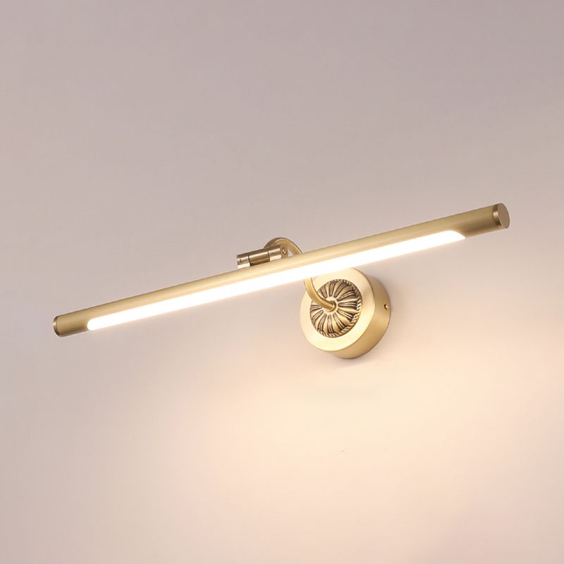 Traditionele spiegel voor verlichting LED ijdelheid muurlamp met acrylschaduw