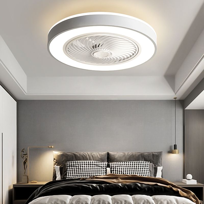 Modern Style Ceiling Fan Lamp Metal Ceiling Fan Lighting for Living Room