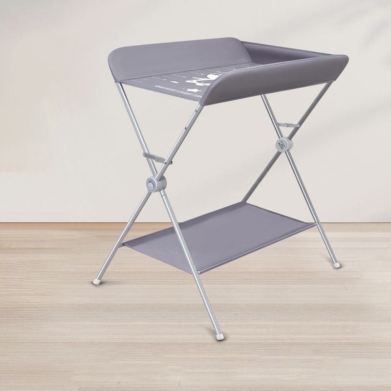 Folding and Portable Changing Table Metal Baby Changing Table with Pad