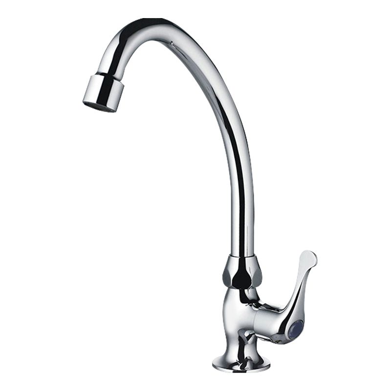 Modern Style Bar Faucet Copper Lever Handle 1-Hole Bar Faucet