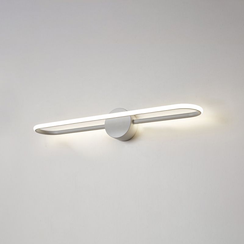 Minimalism Vanity Light Aluminium LED Wall Light Fixture for Bathroom