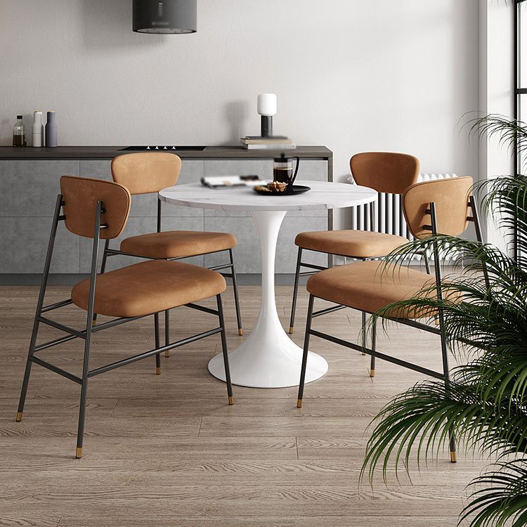 Modern 1/2/3/5 Pieces Dining Set Round Wood Dining Table for Dining Room