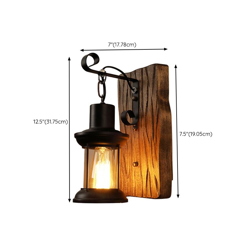 Industrial Glass Wall Light Sconces Simple Sconce Lighting for Living Room