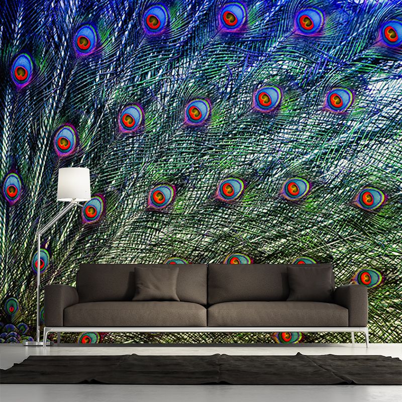 Stain Resistant Decorative Wallpaper Photography Feather Wall Murals for Home