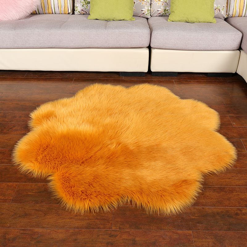 Tapis de couleur unie moderne tapis à coulisse multi-couleurs tapis lavable de support antidérapant pour décoration de chambre