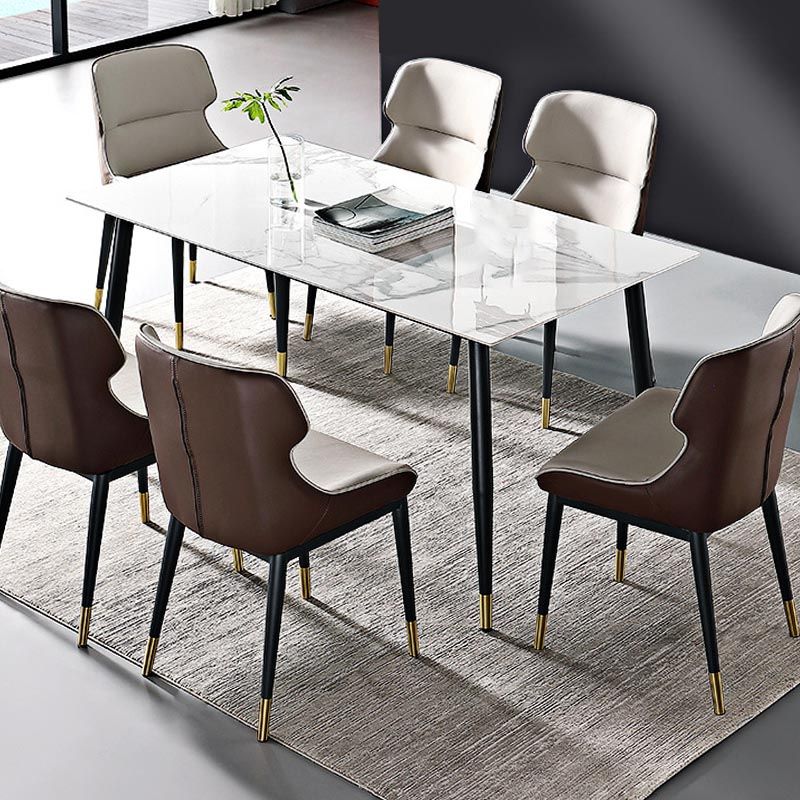 Upholstered Dining Side Chair Leather Dining Chair for Dining Room