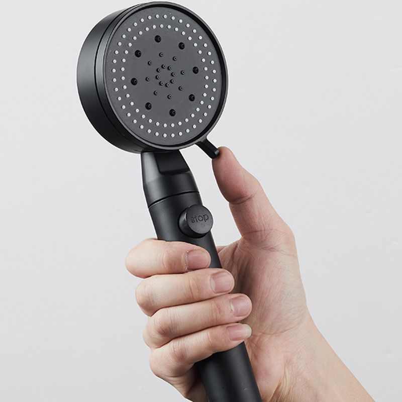 Plastic Handheld Shower Head Wall-mounted Shower Head with Adjustable Spray Pattern