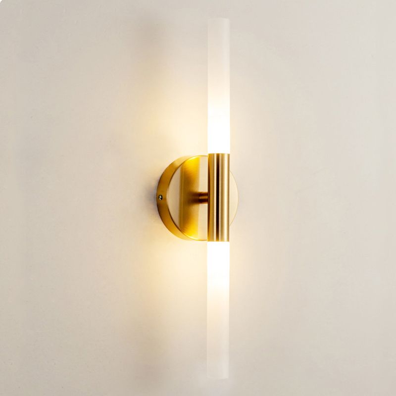 2 Light Line Shape Wall Mounted Light Modern Sconce Light Fixture