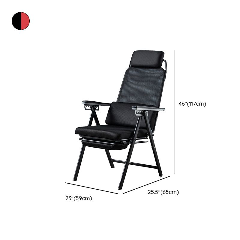 Contemporary Metal Single Standard Recliner Manual Standard with Arm