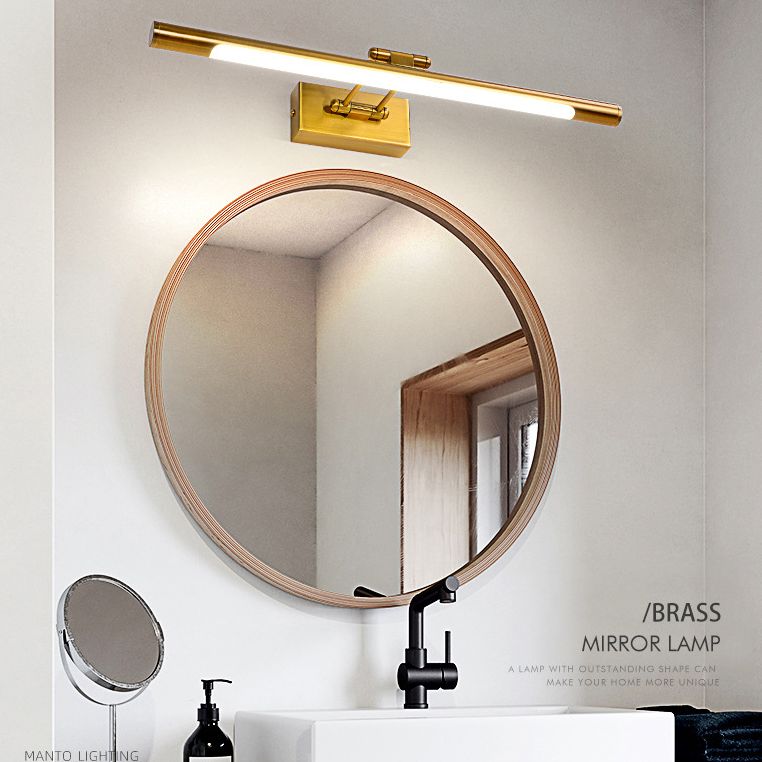 Modern Minimalist Style Streamlined Vanity Wall Light Fixtures Metal Vanity Lights