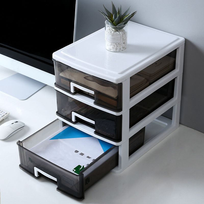 Vertical Modern File Cabinet Drawers Plastic File Cabinet for Home or Office