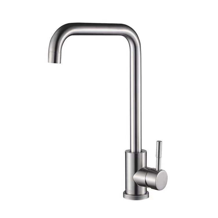 Modern 1-Handle Faucets Touchless Stainless Steel Standard Kitchen Faucets