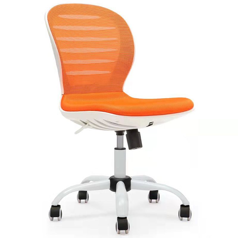 Contemporary Breathable Air Grid Swivel Chair Microfiber Desk Mid Back Chair