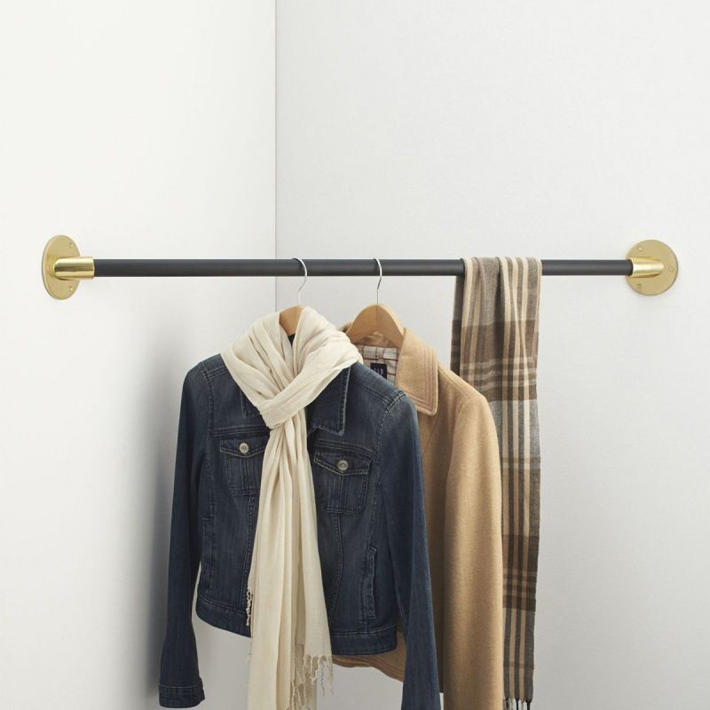 Industrial Style Coat Rack Metal Wall Mounted Coat Rack Living Room