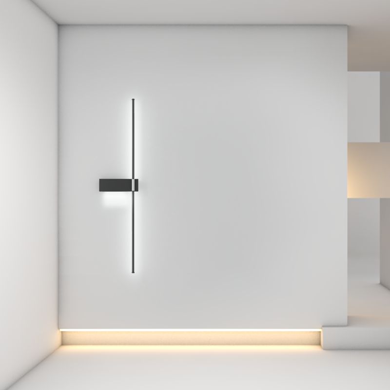 Simple Modern Style Vanity Lamp Line Vanity Wall Sconce for Bathroom