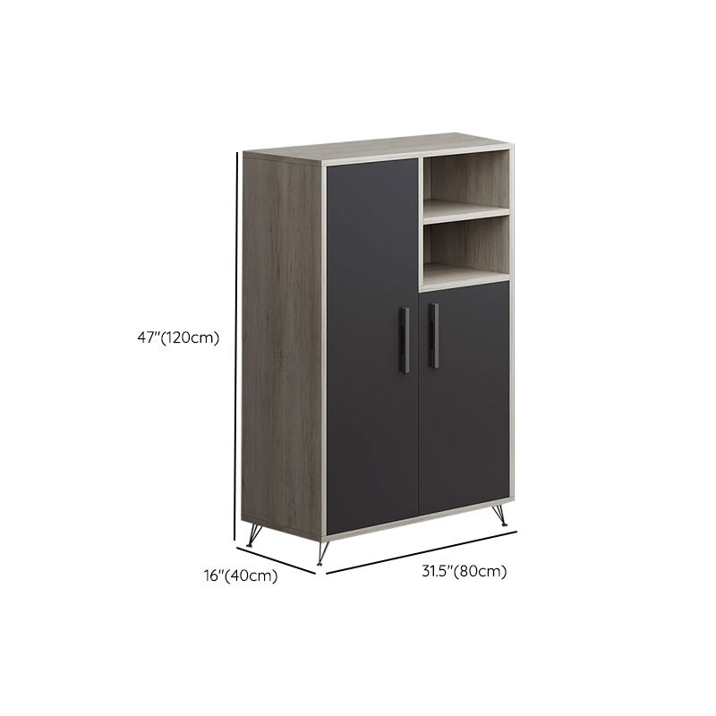 Modern Filing Cabinet Wood Lateral File Cabinet with Locking Storage