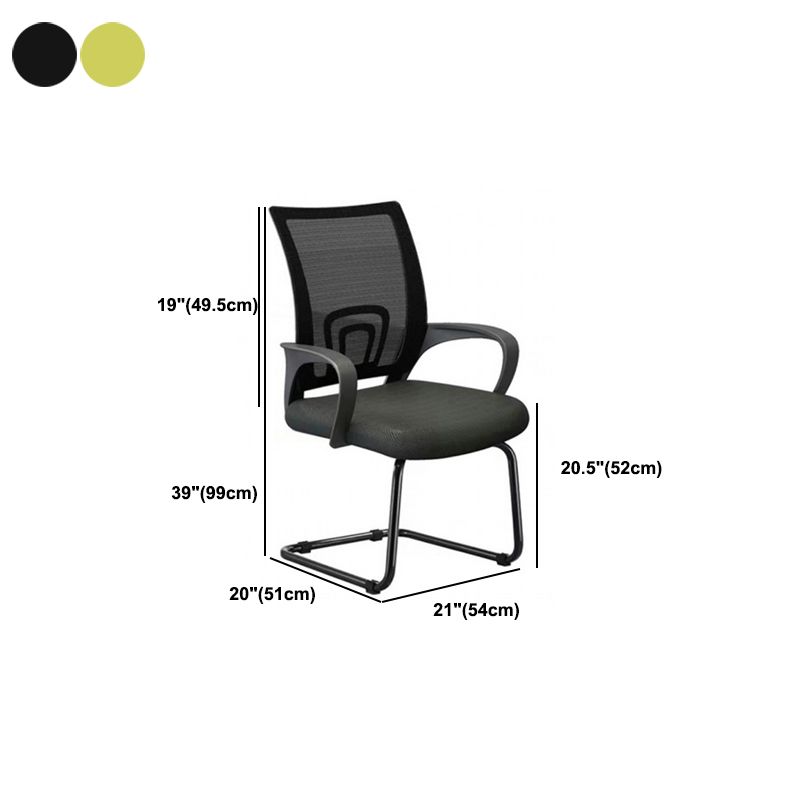 20"W Contemporary Arm Chair Breathable AirGrid Upholstered Desk Chair