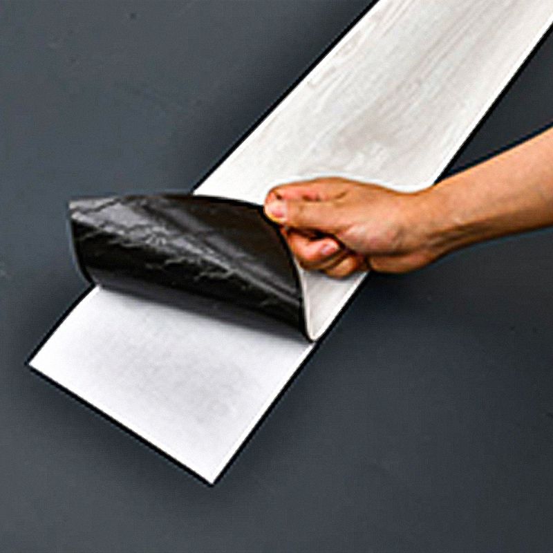 Modern Peel and Stick Tile Plastic Flexible Wood Look Scratch Resistant Vinyl Plank