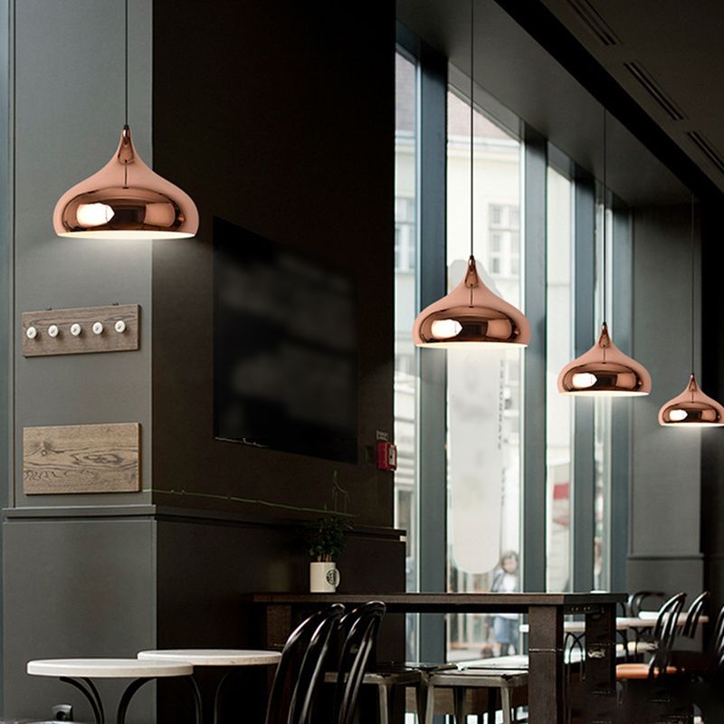 Postmodern Hanging Light Metal Pendant Lighting Fixture for Dining Room